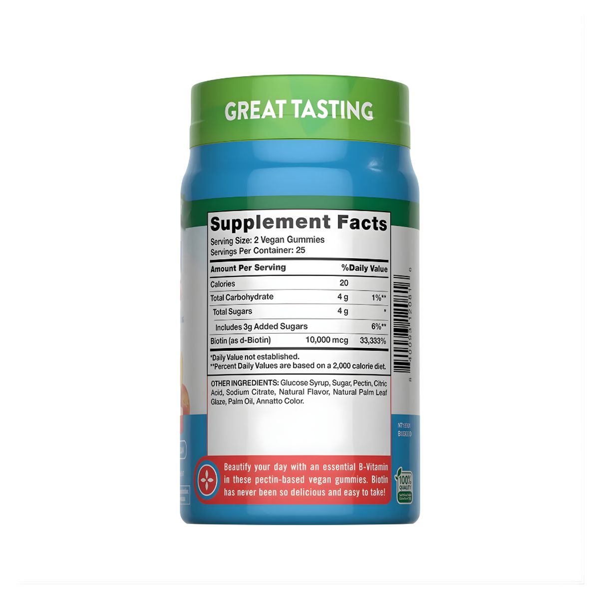 NATURE'S TRUTH - Gomita Biotina Nature's Truth 10.000 mcg Biotin Gummies - 50 Gomitas