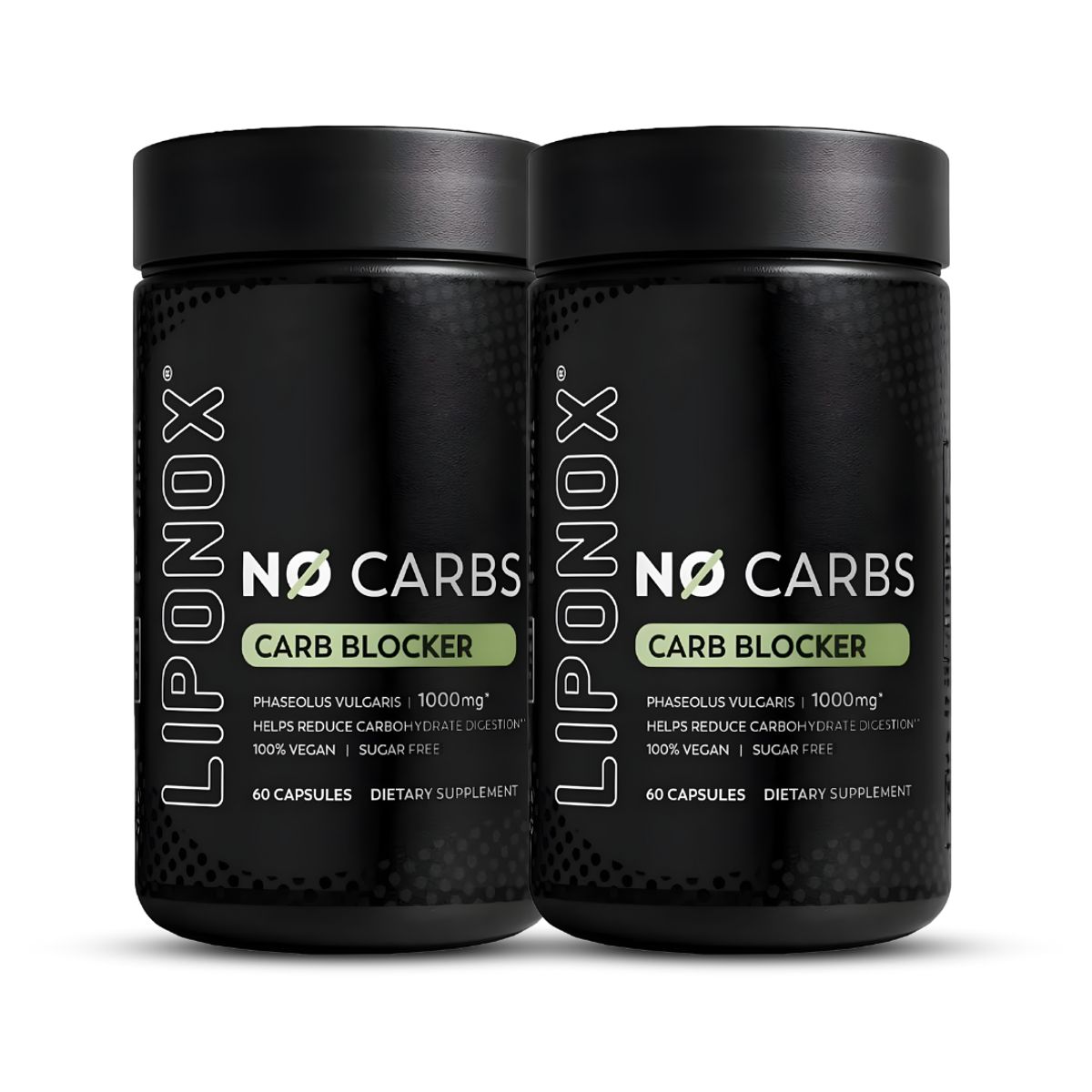 GENERICO - PACK X 02 - No Carbs Bloqueador De Carbohidratos Liponox - 60 Capsulas