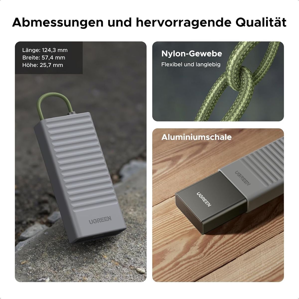 UGREEN - Lector de tarjetas SD con USB-C y USB-A 2 x SD + TF OTG 5Gbps iPhone 17 Ugreen CM856 - 55899