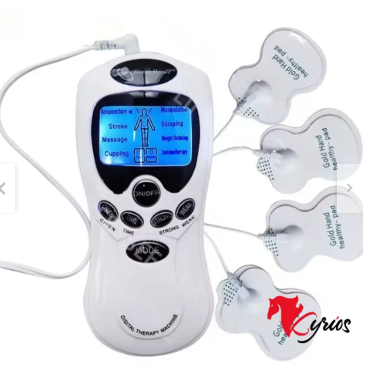 GENERICO - Máquina de Terapia Digital Eléctrica Masajeador de Pulso y Acupuntura 4