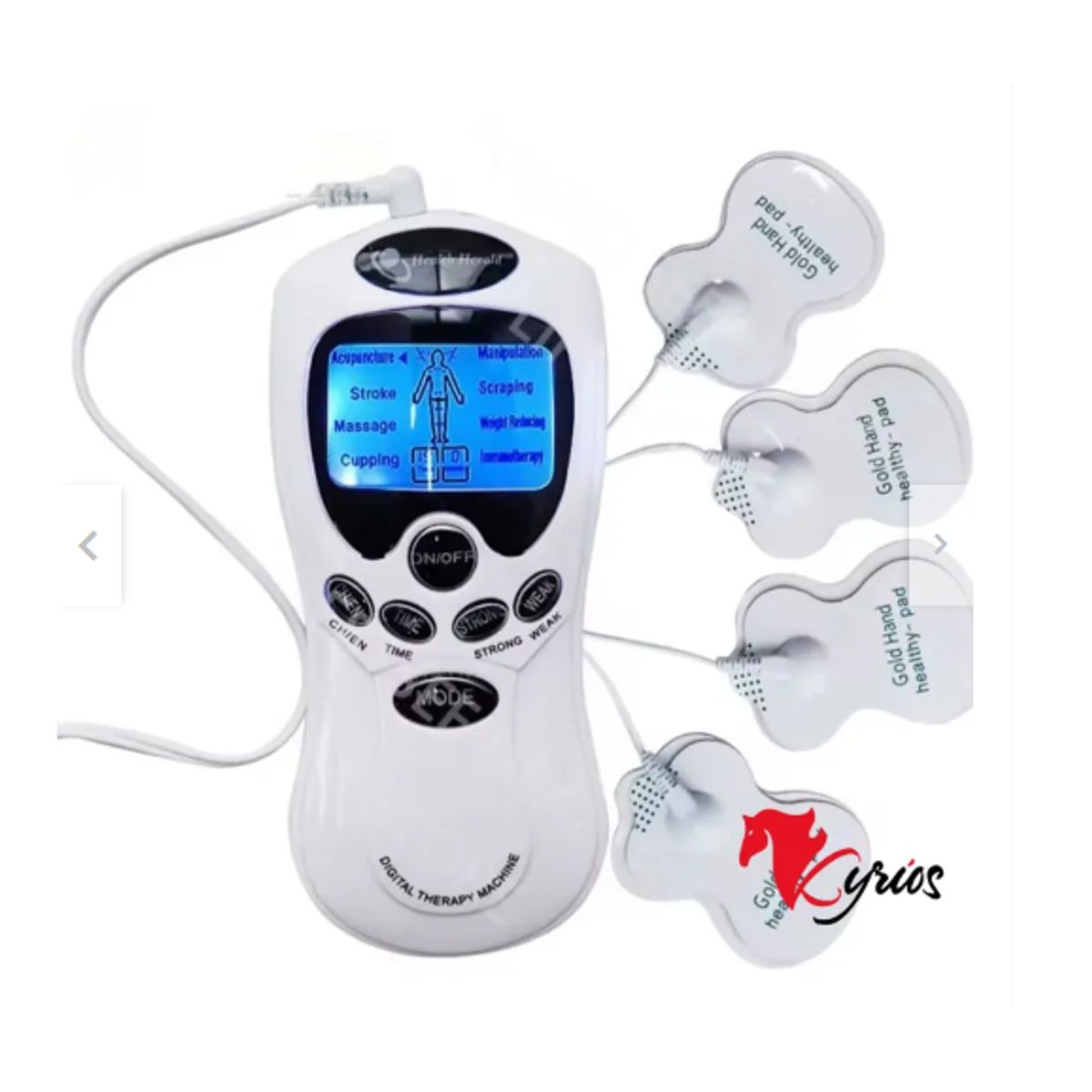 GENERICO - Máquina de Terapia Digital Eléctrica Masajeador de Pulso y Acupuntura 4
