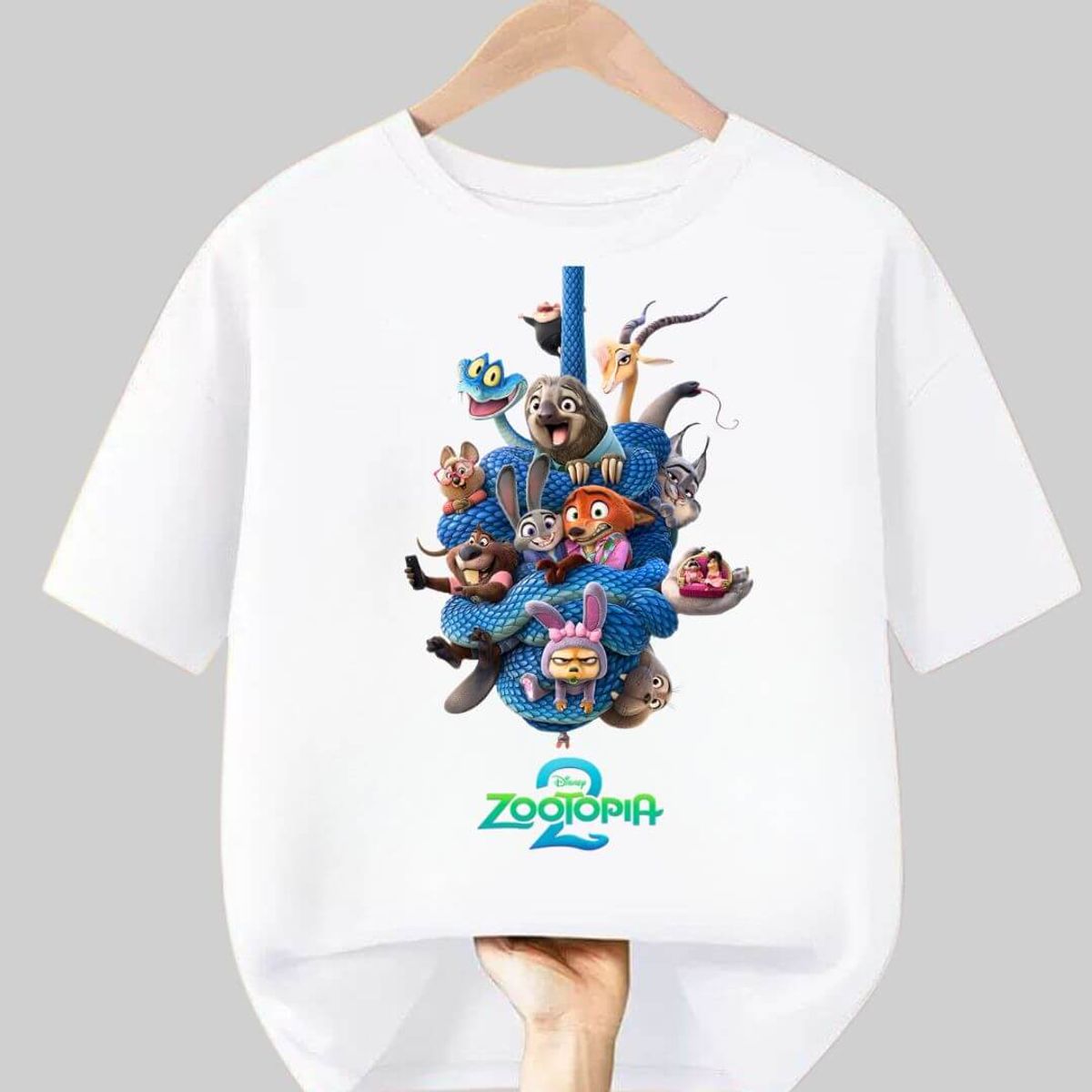 GENERICO - Polo Zootop Juddy Hoops y Nick Wilde  Algodon - Tallas 4 al XL