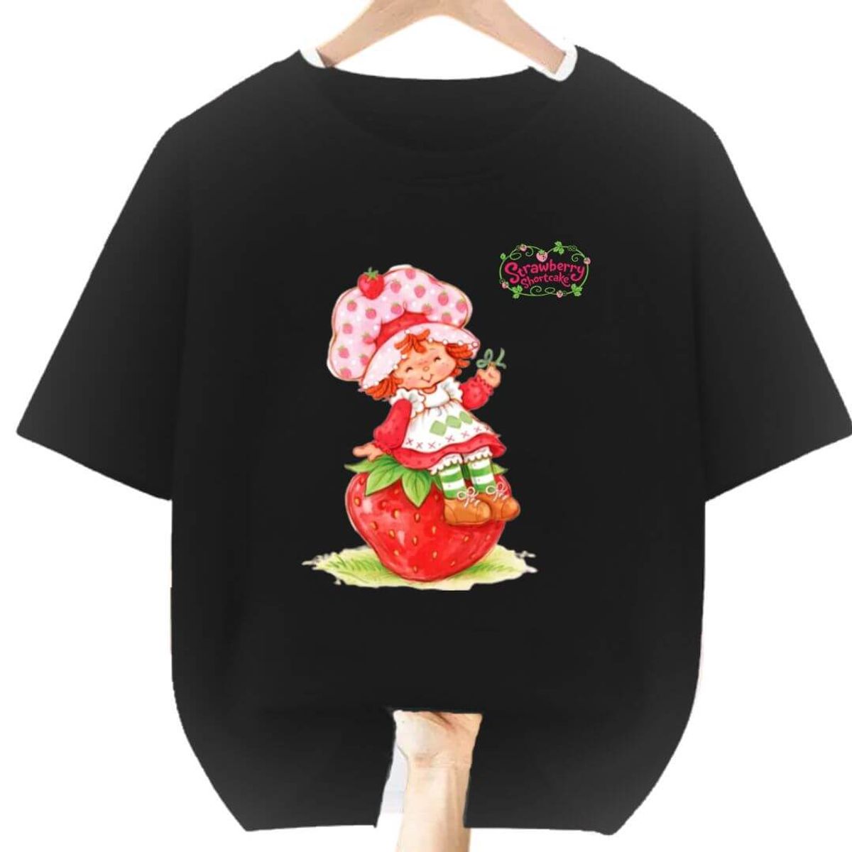 GENERICO - Polos Algodon Rosita Fresita Strawberry Shortcake - Talla 6 hasta XL