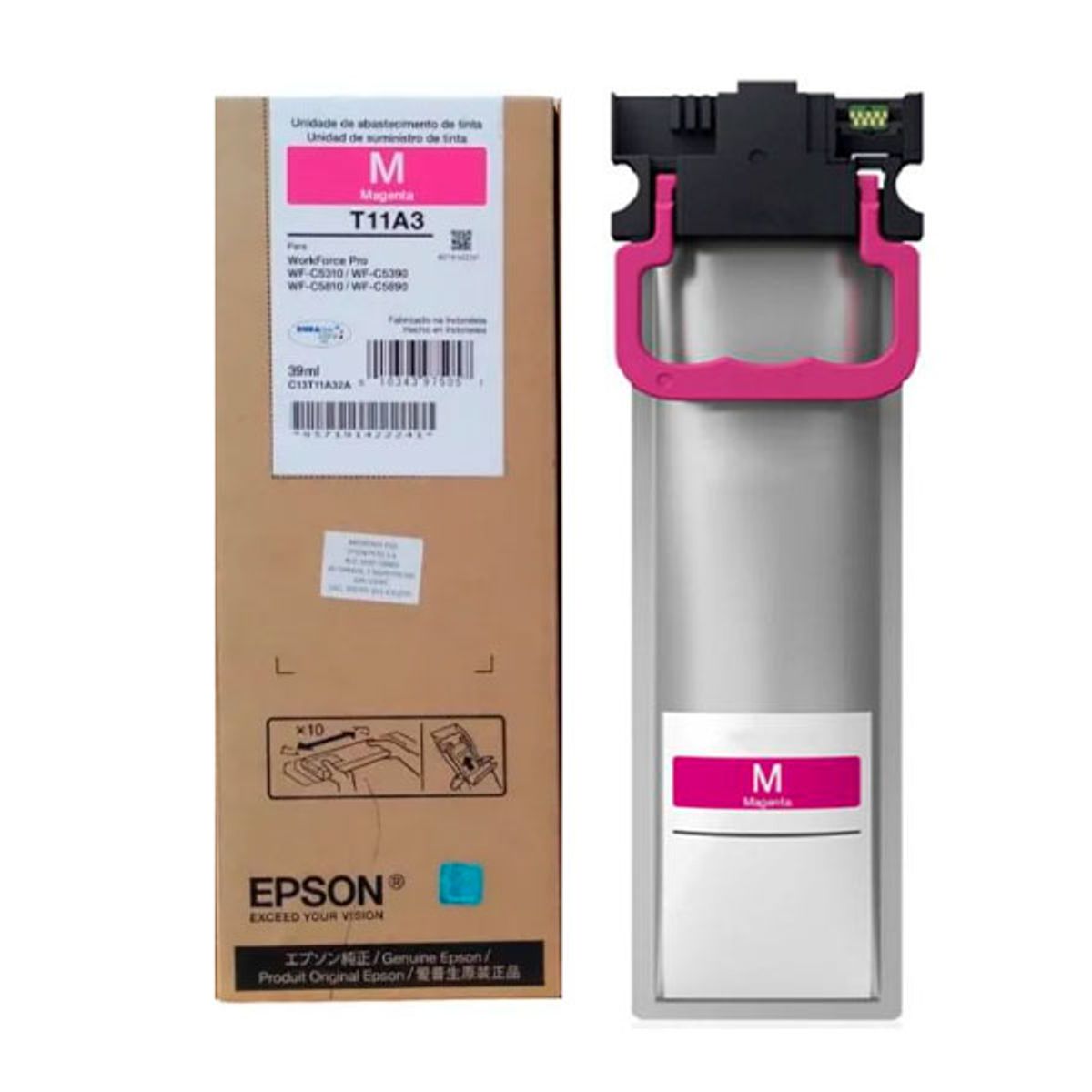 EPSON - TINTA EPSON T11A T11A320-AL MAGENTA PARA WF C5810