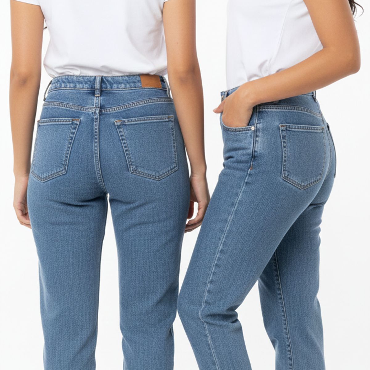 GENERICO - PANTALON MOM JEAN NEVADO