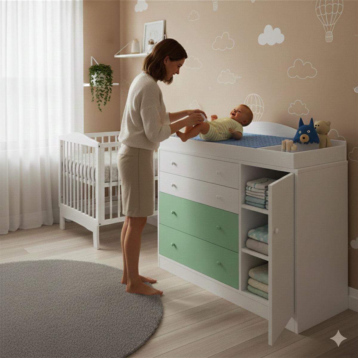 DIBA MUEBLES - Cómoda Cambiador Bebe Dukiny DIBA Muebles