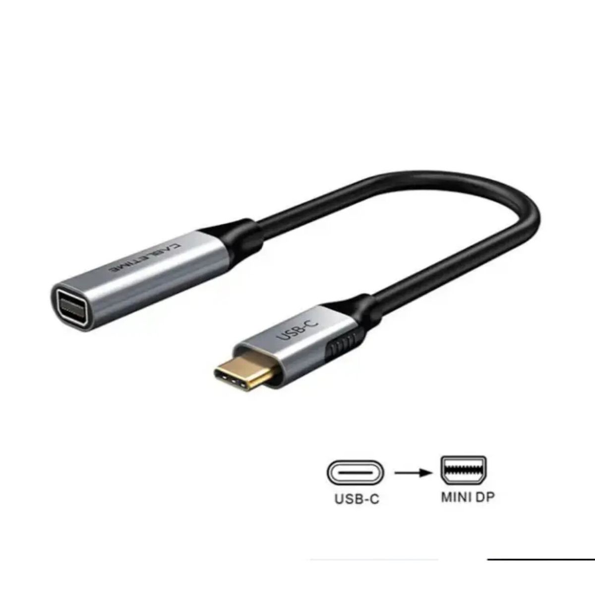 GENERICO - Adaptador CABLETIME CP14A USB-C a Mini DisplayPort 4K 60Hz