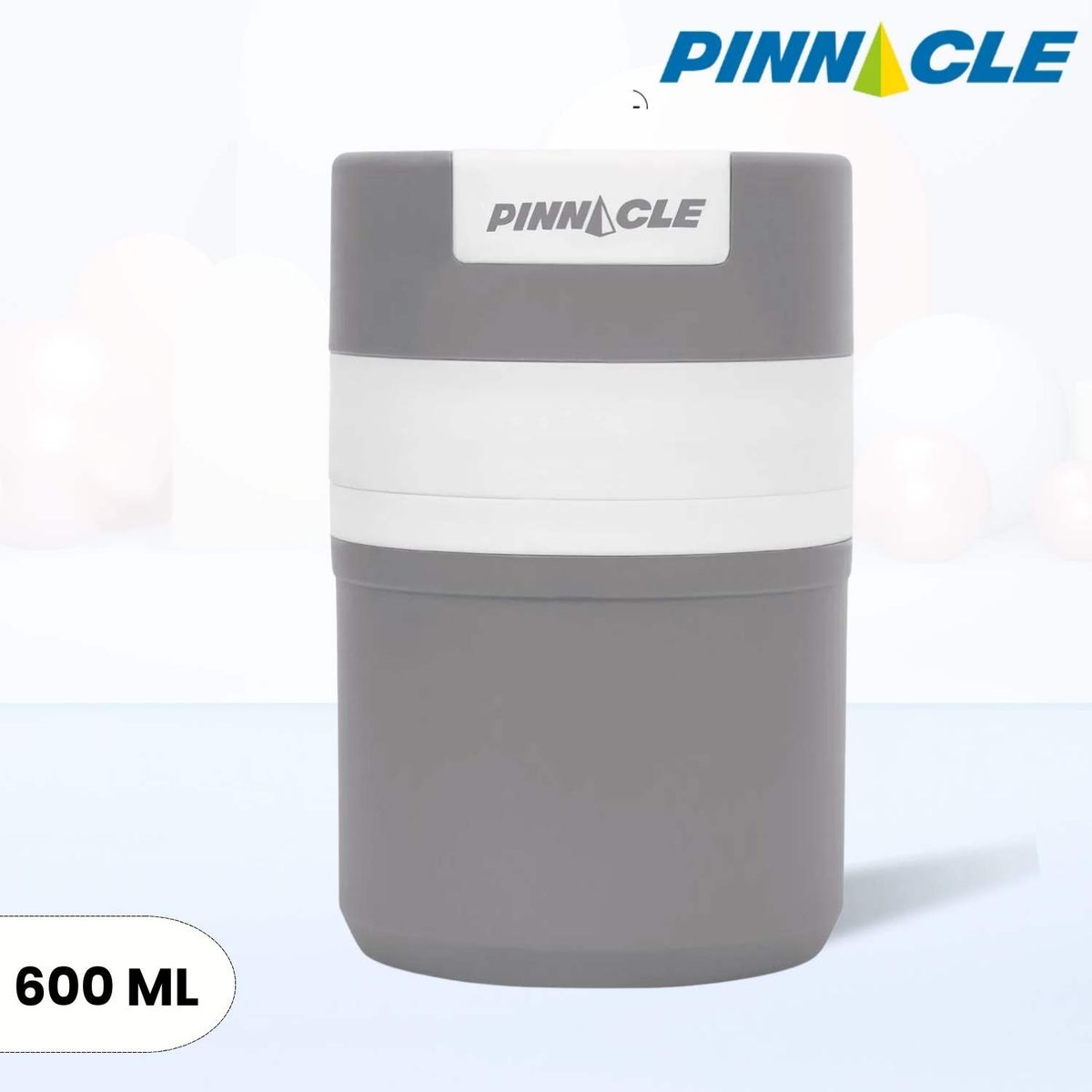 Termo de Comida Pogo de Interior de Acero Inox Pinnacle 600 ml Gris, marca GENERICO - Foto Principal