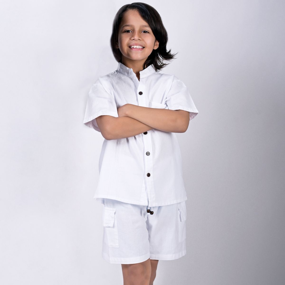 FORBER - CONJUNTO NIÑO BLANCO 2 PIEZAS