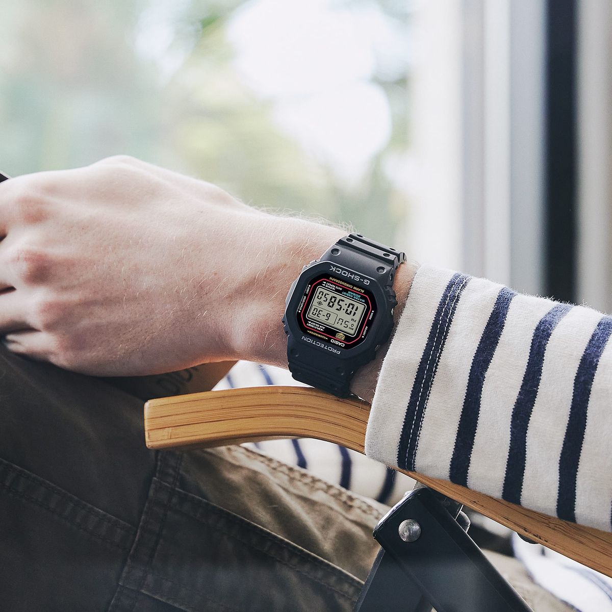 G-SHOCK - Reloj G-SHOCK Digital Hombre DW-5600RL-1 - Negro  Talla única