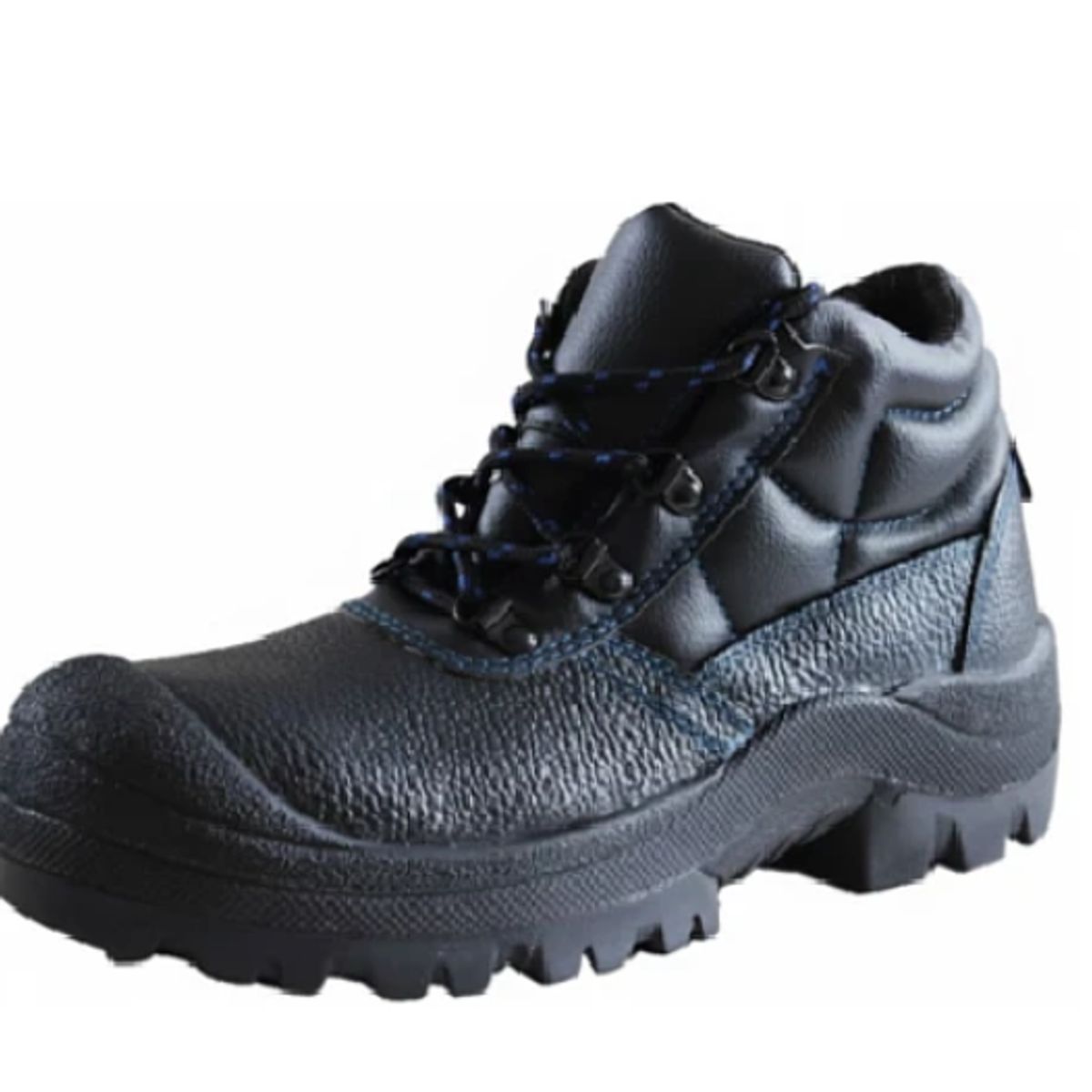 BOTIN DE CUERO DE SEGURIDAD CPUNTA DE ACERO USO INDUSTRIAL TALLA 35-45, marca GENERICO - Foto 2