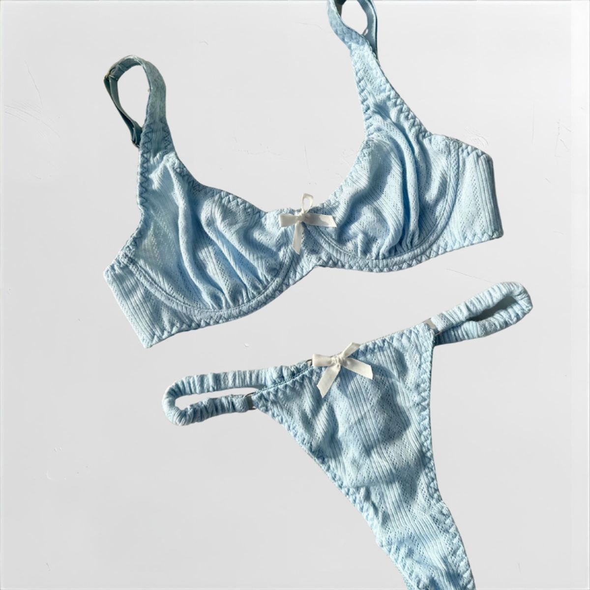 XIRAMA - Set Lenceria 2 piezas - Belen Celeste