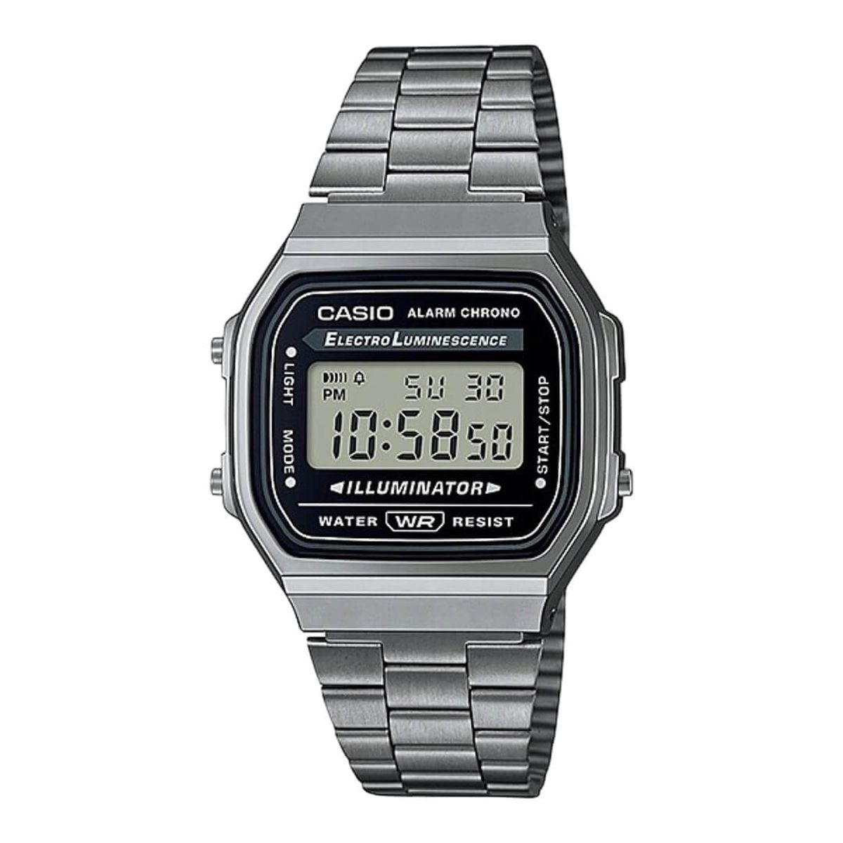 CASIO - Reloj Casio A168WGG-1A Hombre Acero Gris
