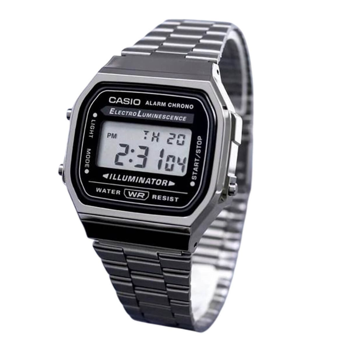 CASIO - Reloj Casio A168WGG-1A Hombre Acero Gris