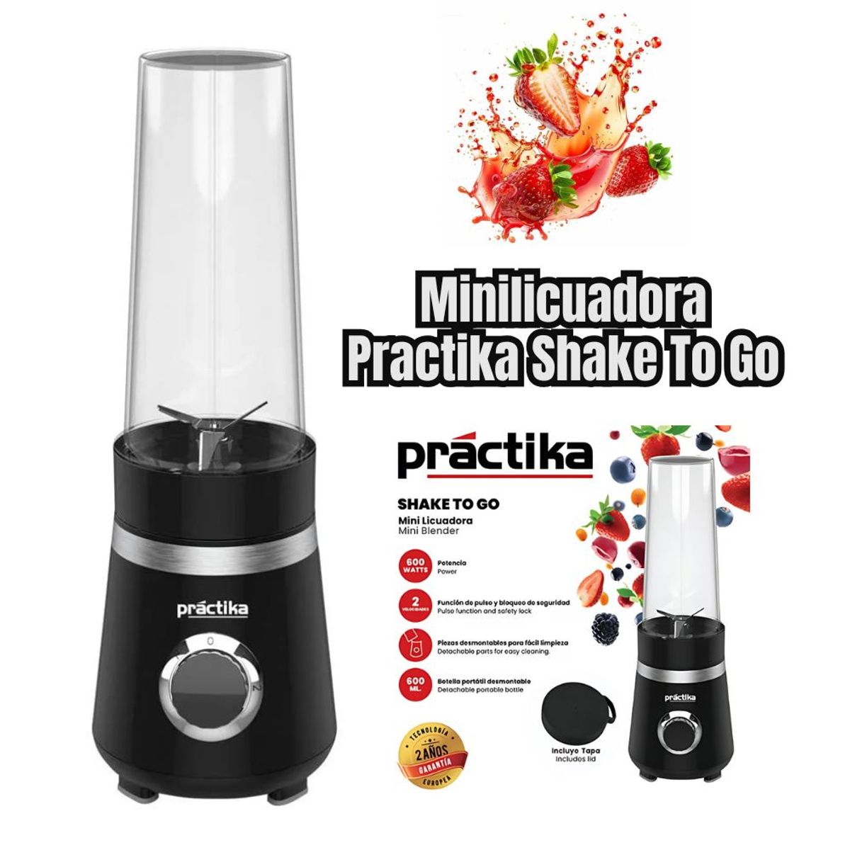 PRACTIKA - MINILICUADORA PRACTIKA SHAKE TO GO