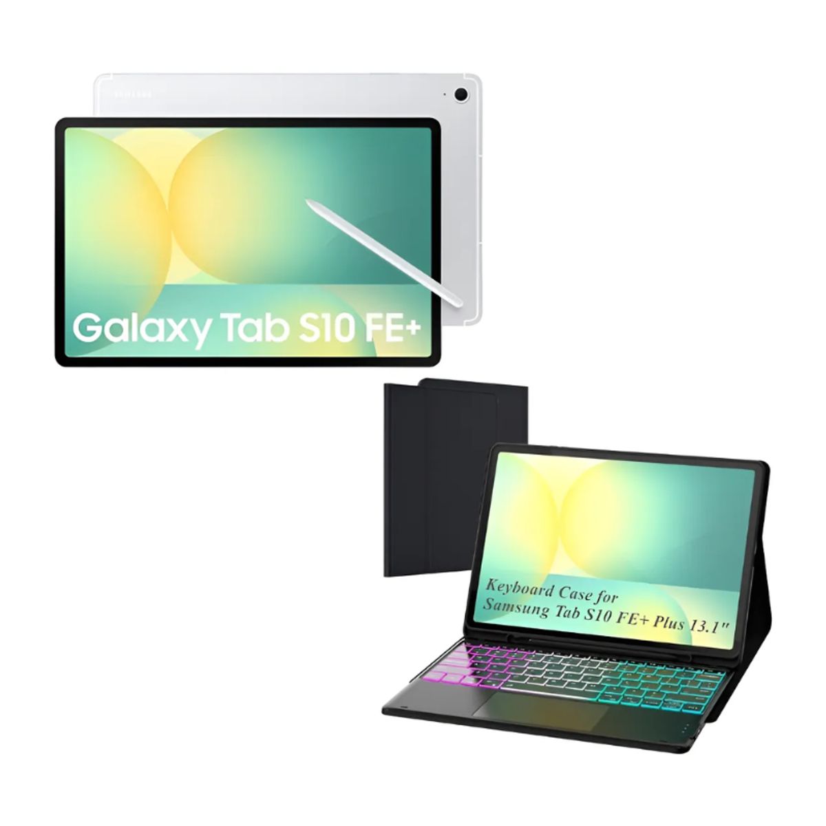 SAMSUNG - Samsung Galaxy Tab S10 Fe Plus 13.1 Ai 128gb 8gb + Teclado Domeun