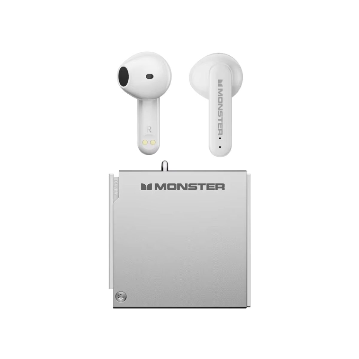 MONSTER - Combo Audífonos Bluetooth Gamer Monster XKT17 Silver + Parlante X1