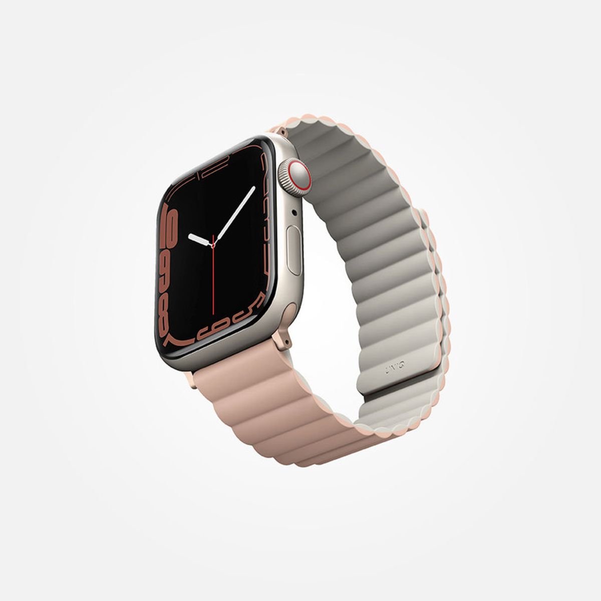 GENERICO - Correa Uniq Revix reversible para Apple Watch 44 - 49mm - Rosado Beige