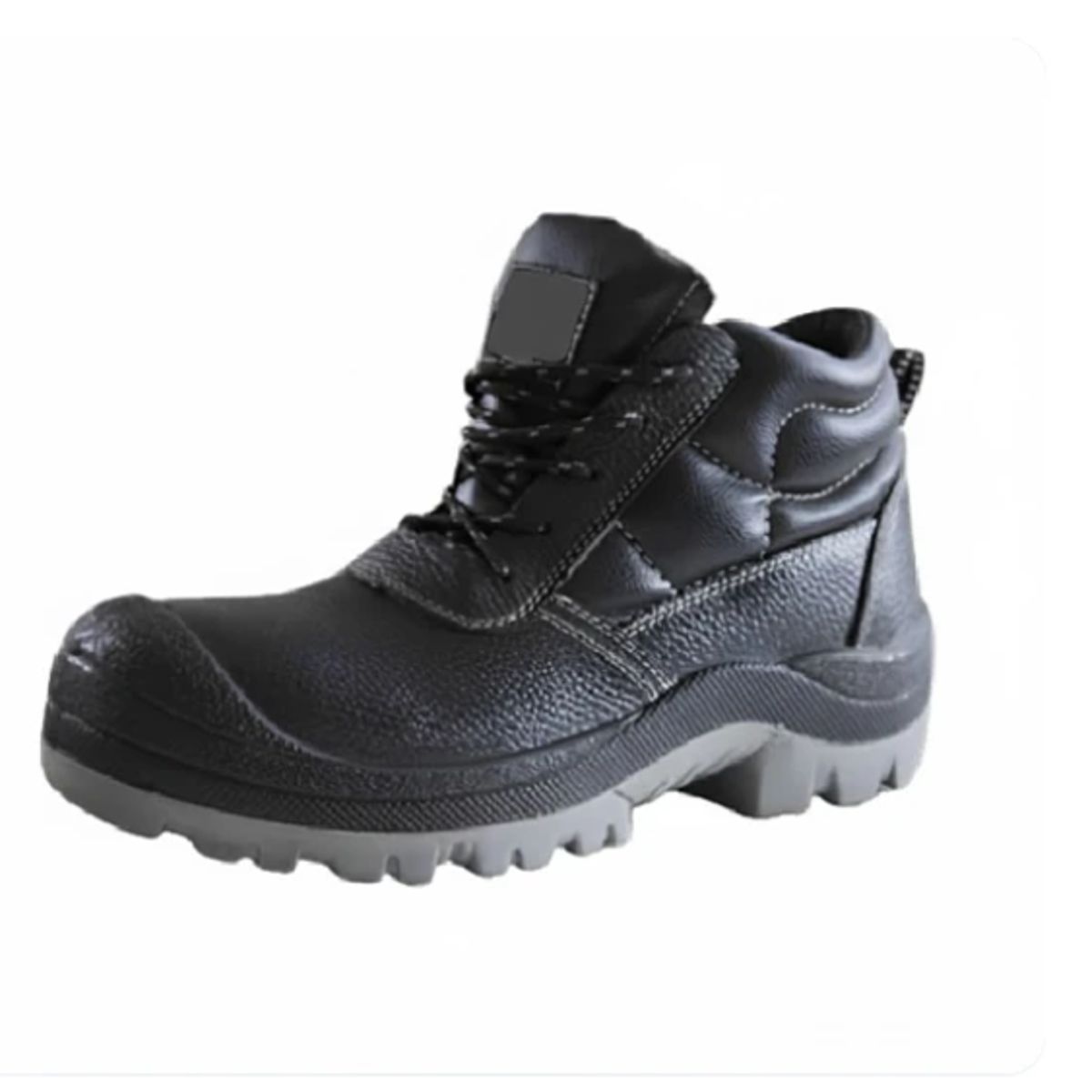 GENERICO - BOTIN DE CUERO DE SEGURIDAD CON PUNTA DE ACERO USO INDUSTRIAL TALLA 35-45