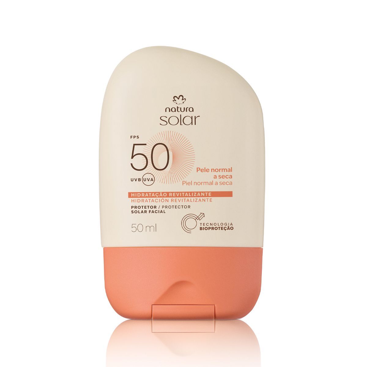 NATURA - Protector Solar Facial FPS 50 Natura Piel Seca - 50 ml