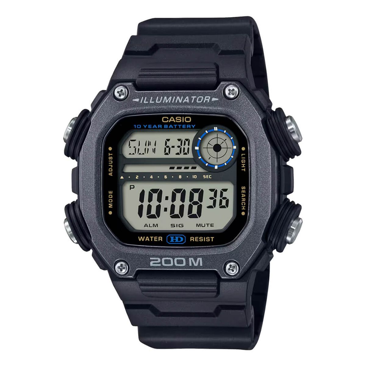 CASIO - Reloj Casio DW-291HX-1AV Resina Negro Hombre