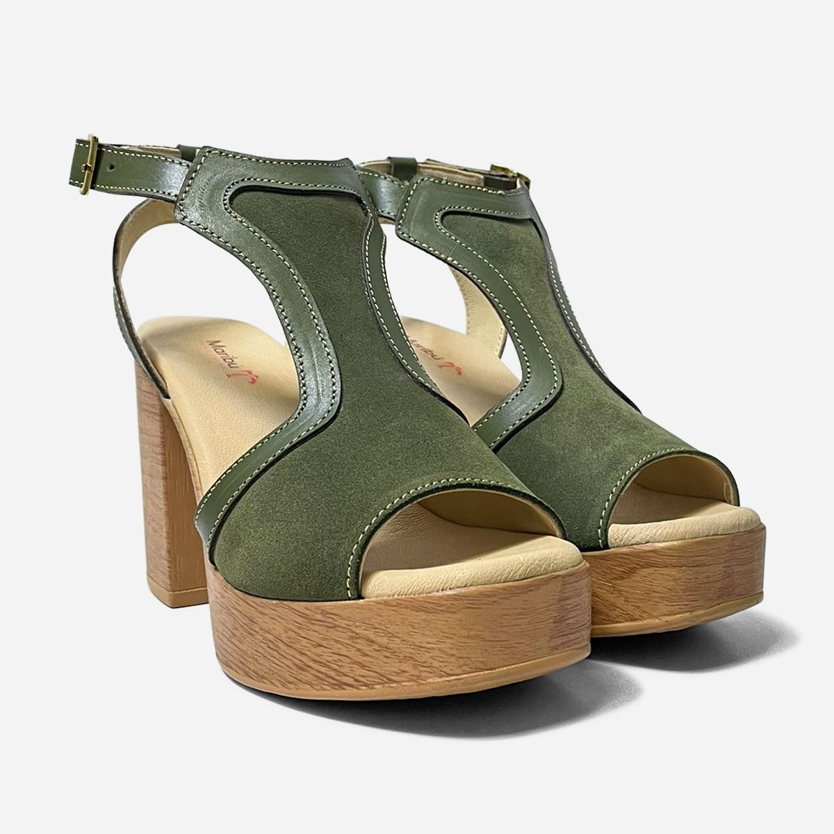 MARIBU - SANDALIA PURO CUERO 1024 - MARIBÚ