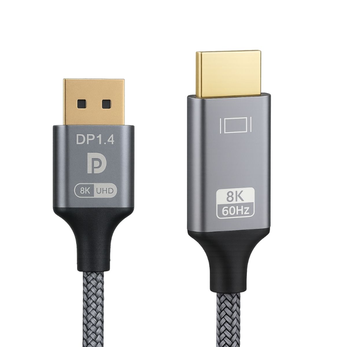 GENERICO - Cable DP a HDMI 8K 60Hz Ultra HD 2m