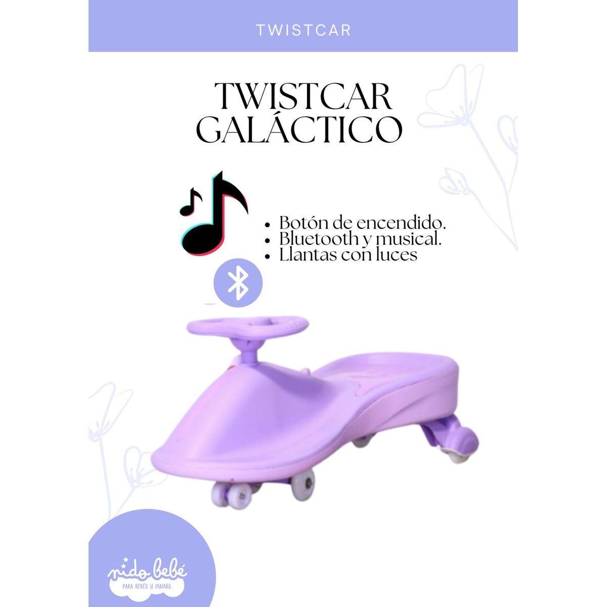 OKA - TWISTCAR GALACTICO DE NIÑA -  LILA