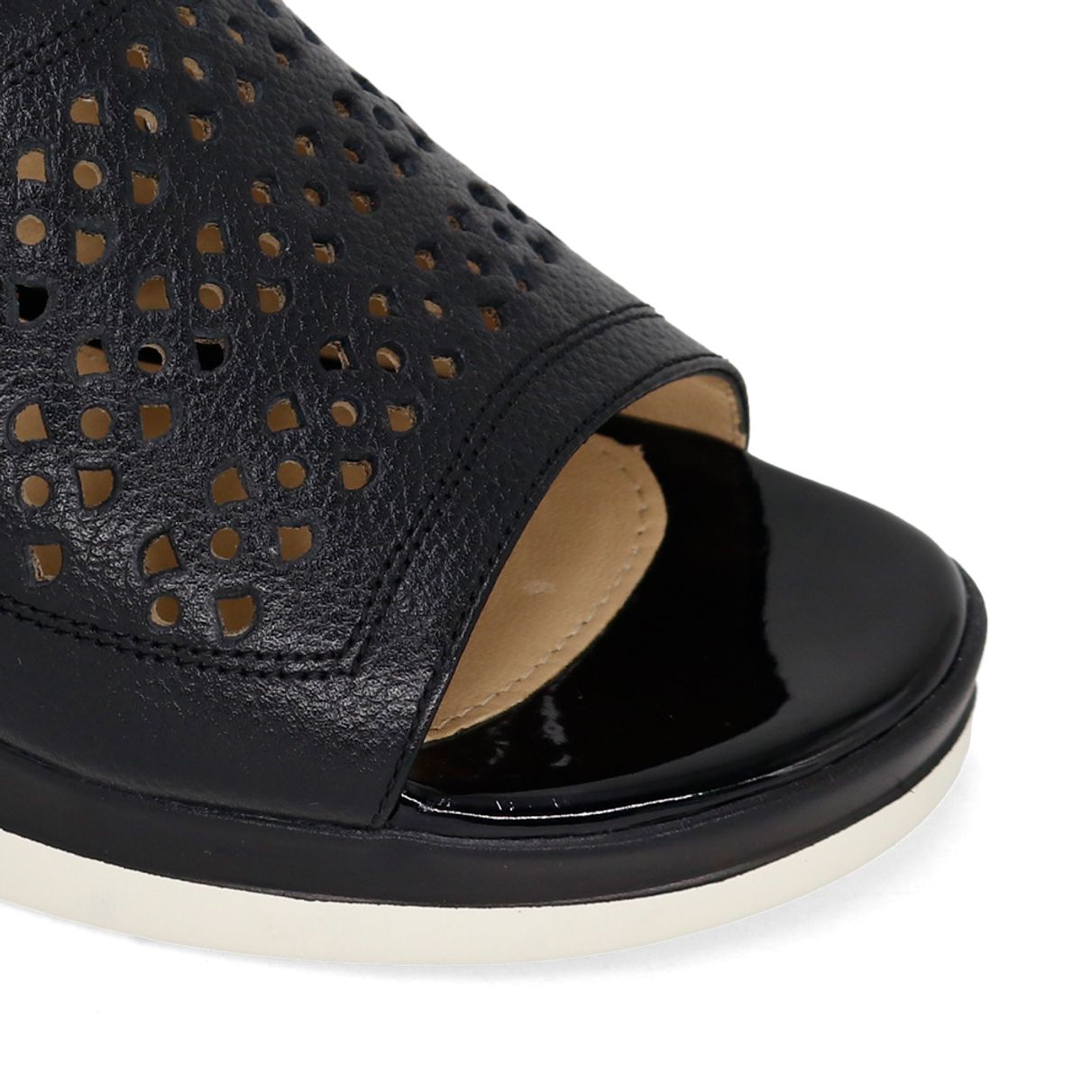 PAR&SS - SANDALIAS CASUALES DE CUERO MUJER KA25Q4-LYNDY