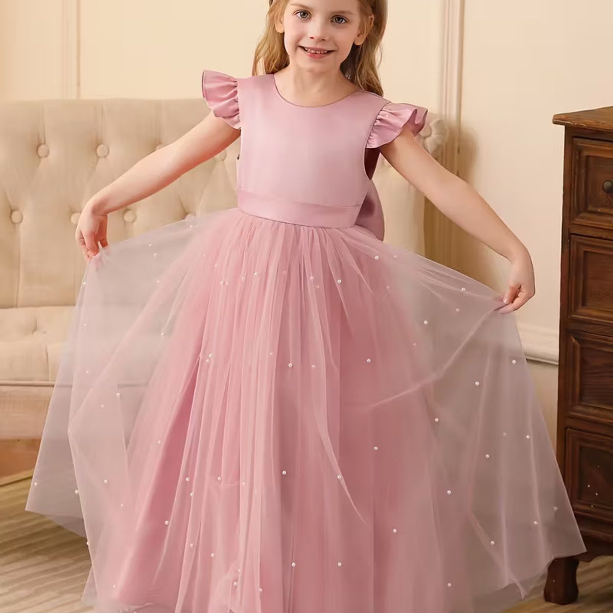 GENERICO - VESTIDO PARA NIÑA DE GRADUACION - FIESTA DE PROMOCION