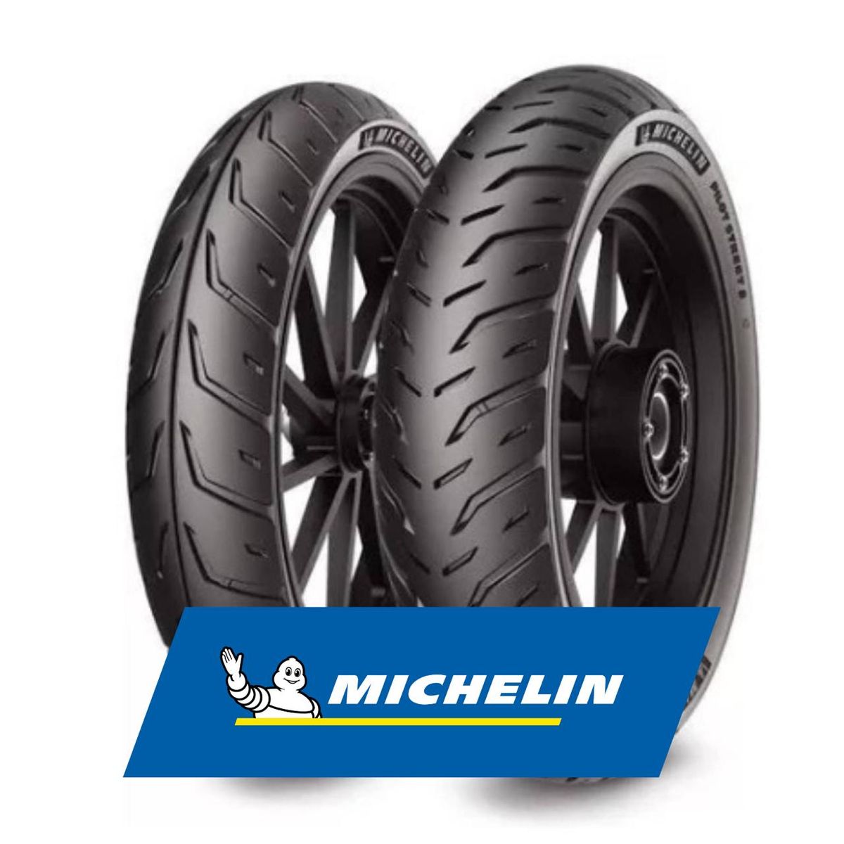 MICHELIN - PAR LLANTAS MICHELIN PILOT STREET2 100-80-17 y 130-70-17