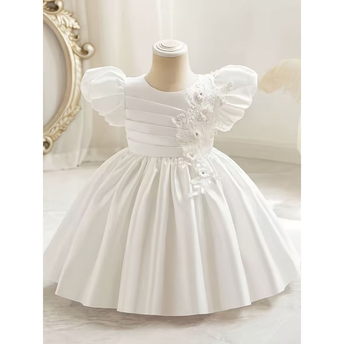 GENERICO - VESTIDO PARA NIÑA DE BAUTIZO Y PRIMERA COMUNION