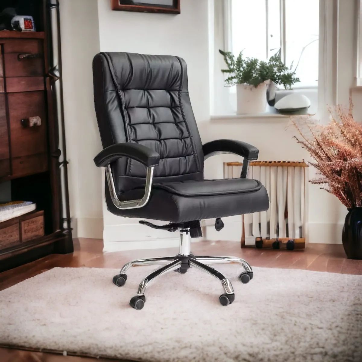GENERICO - SILLA ERGONOMICA EXECUTIVE BOSS - EDICIÓN BLACK PREMIUM