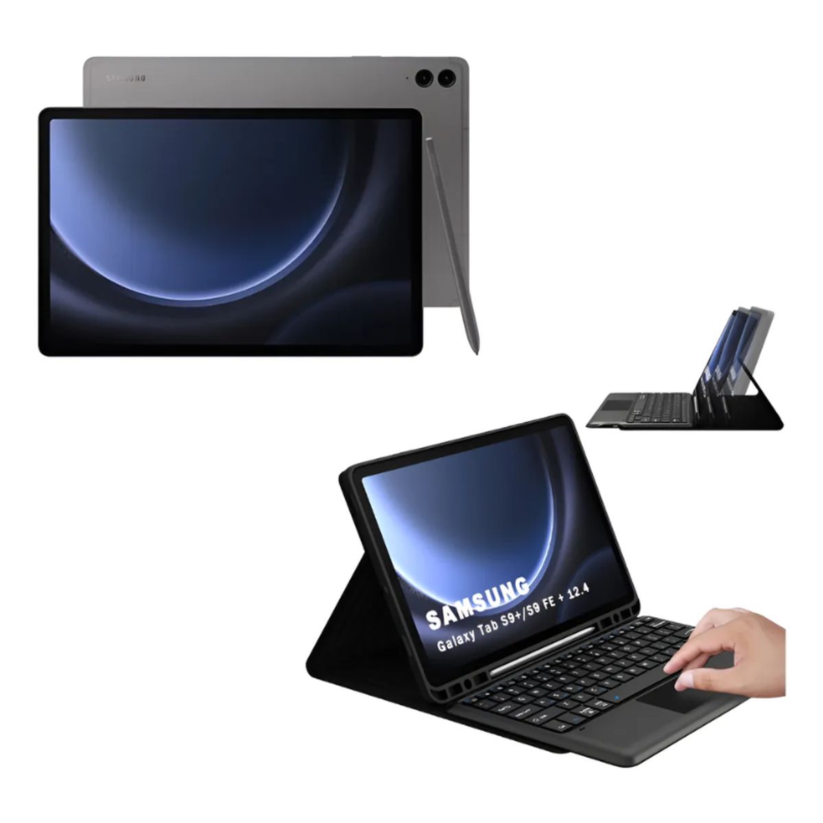 SAMSUNG - Samsung Galaxy Tab S9 Fe Plus 128gb 8gb + Teclado Case Domeun