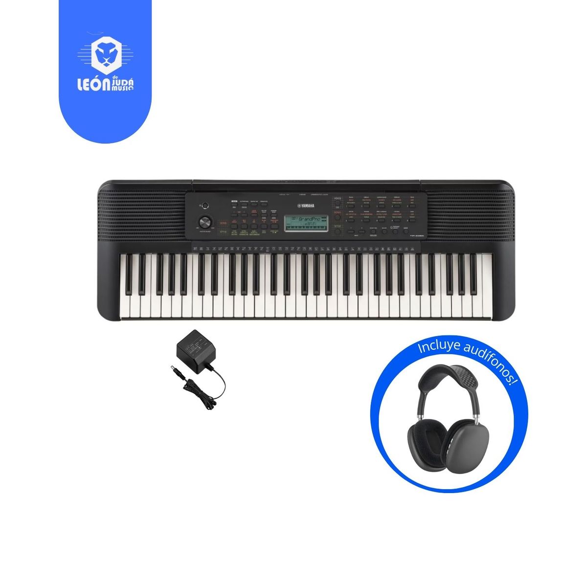 YAMAHA - Teclado Yamaha Psr e283 + audifonos
