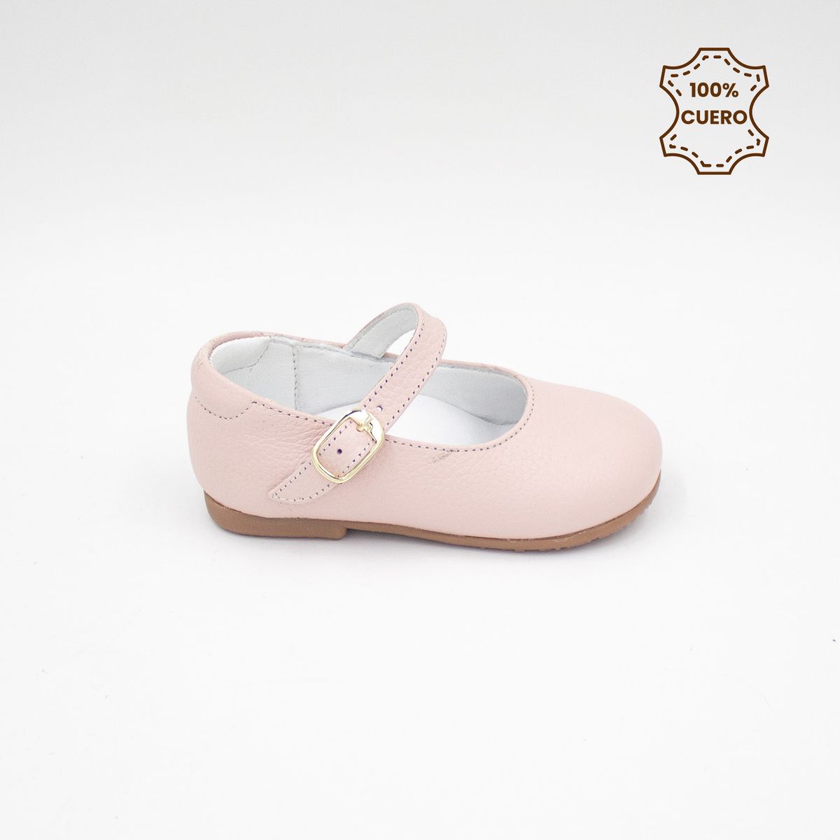 KONE - Ballerinas Primeros Pasos Niña Asia Cuero Rosa