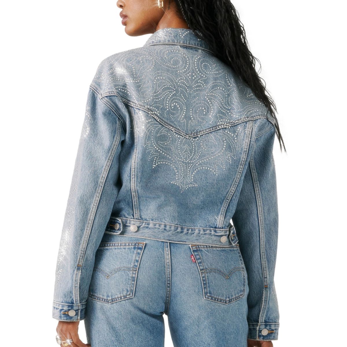 LEVIS - Casaca Mujer Shrunken 90s No Pleat Celeste Levis