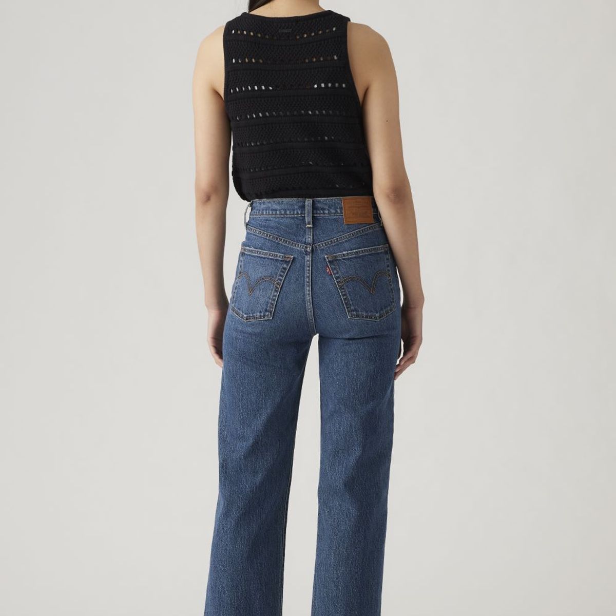 LEVIS - Jeans Mujer Ribcage Straight Ankle Azul Levis