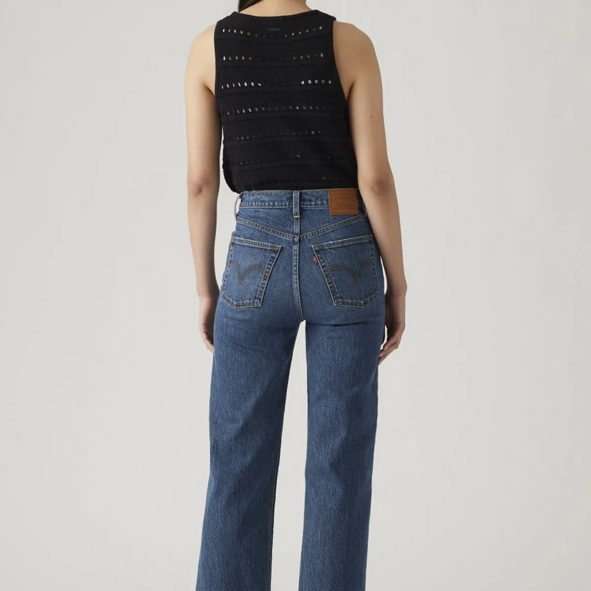 LEVIS - Jeans Mujer Ribcage Straight Ankle Azul Levis