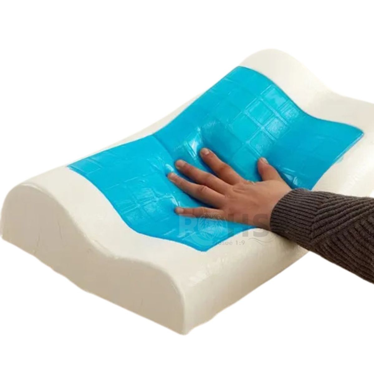 OEM - Almohada Cervical Viscoelástica Con Gel + Almohada de Piernas