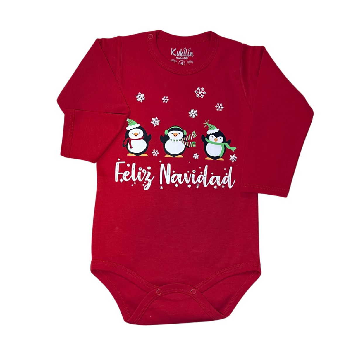 GENERICO - Body Bebé Feliz Navidad Talla 2