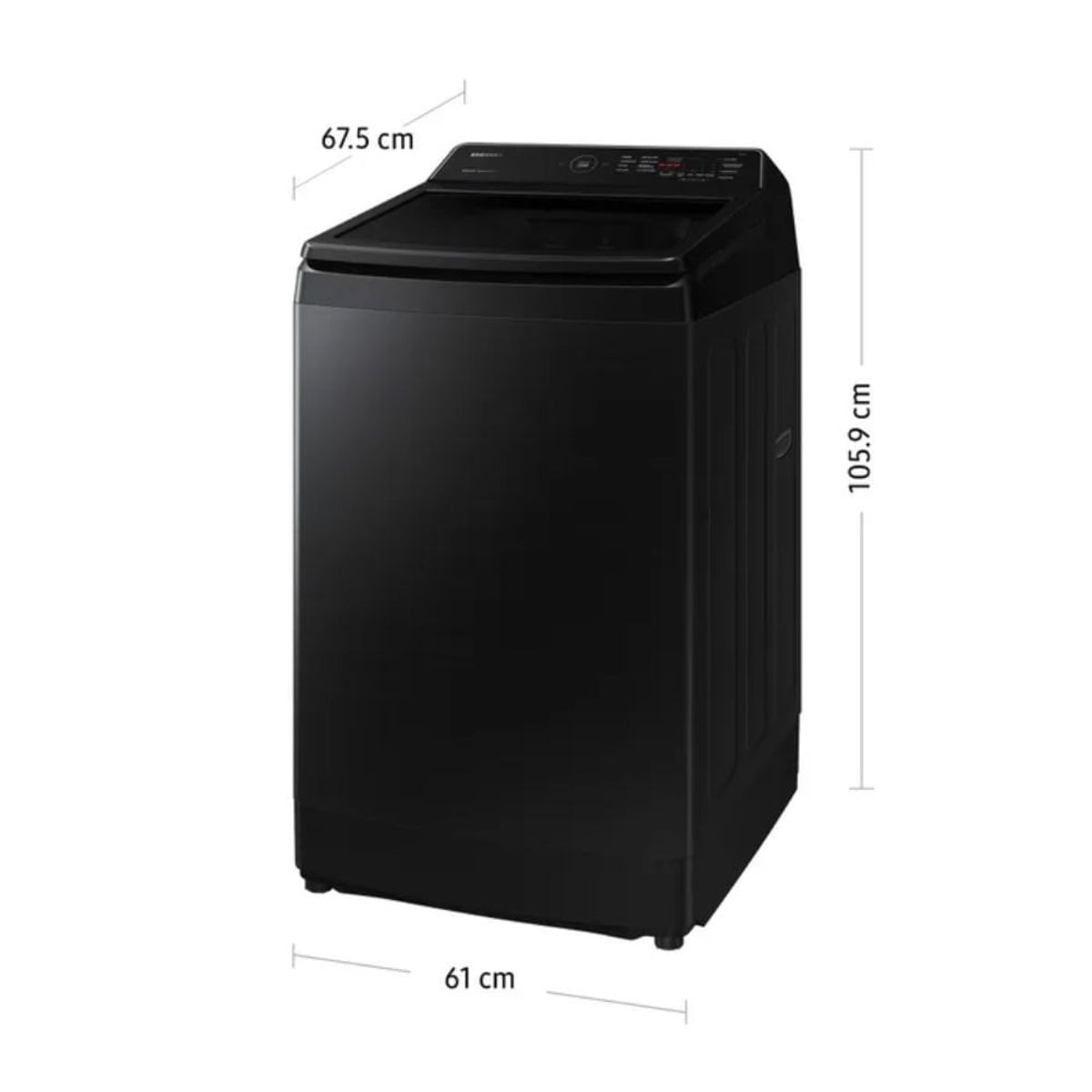 SAMSUNG - Lavadora Samsung 13KG Ecobubble WA13CG5441BVPE Negro