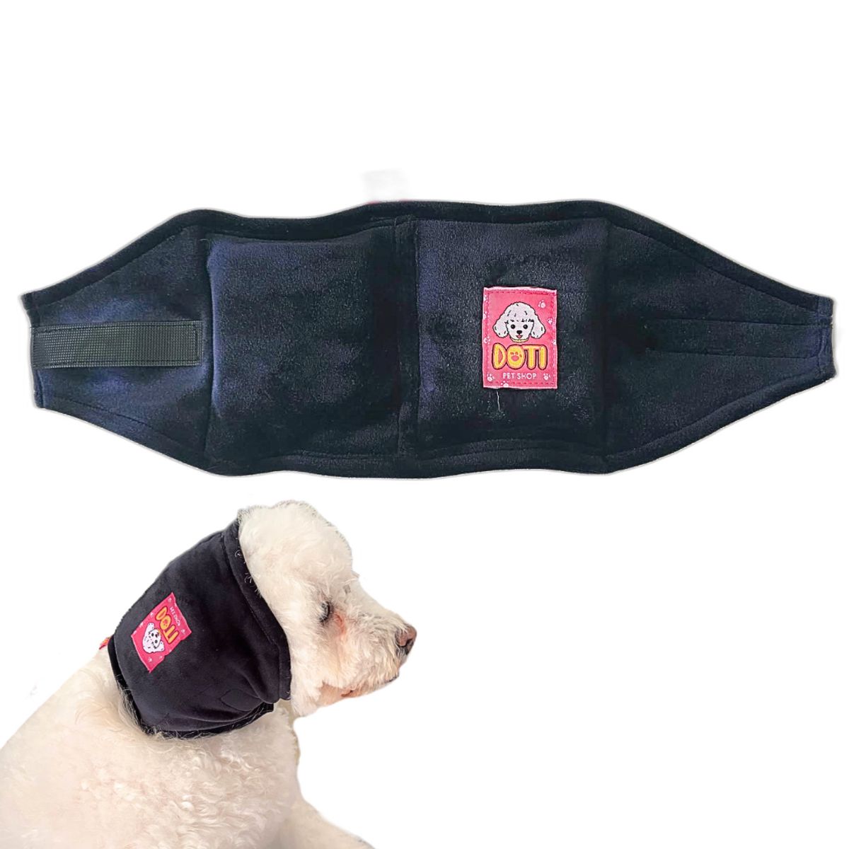 GENERICO - Orejeras Reductores de Ruidos para Perros - L Azul Marino