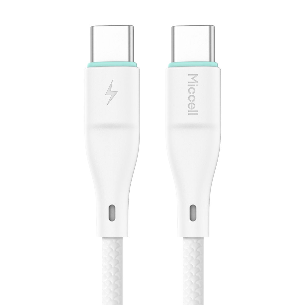 MICCELL - Miccell Cable Tipo-C 60W Carga Rápida para Celulares y Tablets