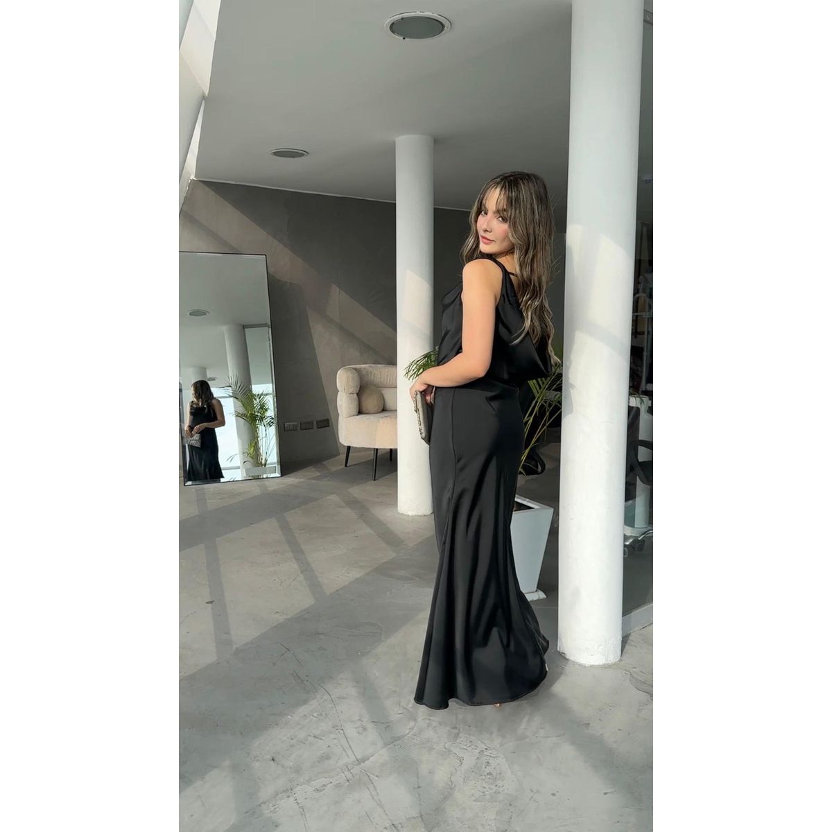 ALLEZ COLLECTION - VESTIDO AFROFITA ELEGANTE LARGO FIESTA MUJER