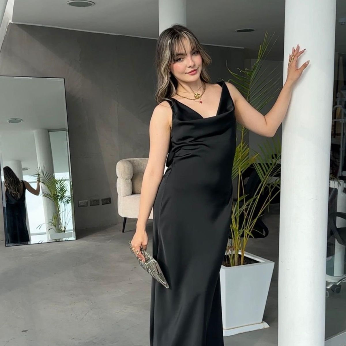 ALLEZ COLLECTION - VESTIDO AFROFITA ELEGANTE LARGO FIESTA MUJER