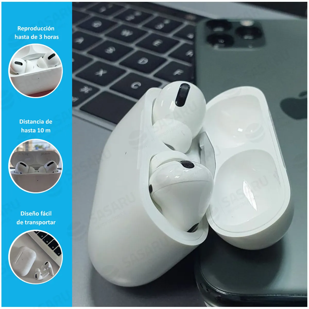 GENERICO - Audífonos In-ear pods 13 con Bluetooth 5,0 Blanco