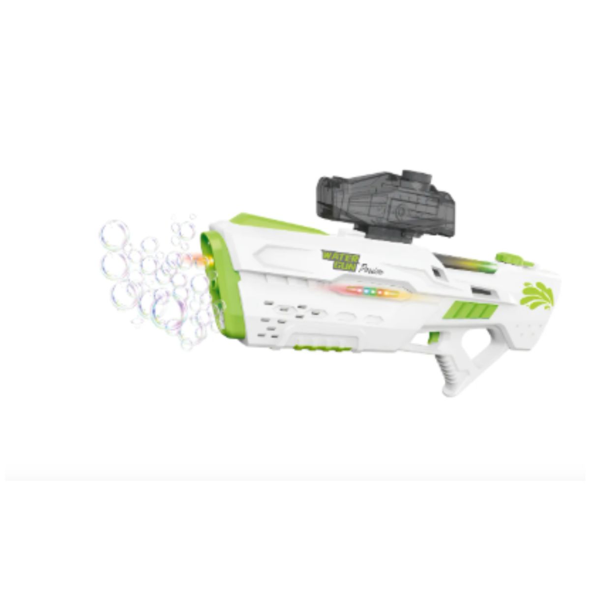 GENERICO - Pistola de agua Juguete 3 En 1 Agua Hidrogel Burbuja Regalo Navidad Verde