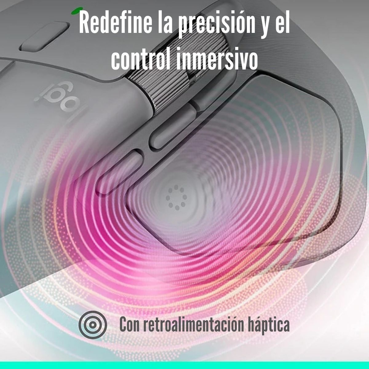 LOGITECH - Logitech - Mouse MX Master 4 Wireless Recargable 8K - Blanco