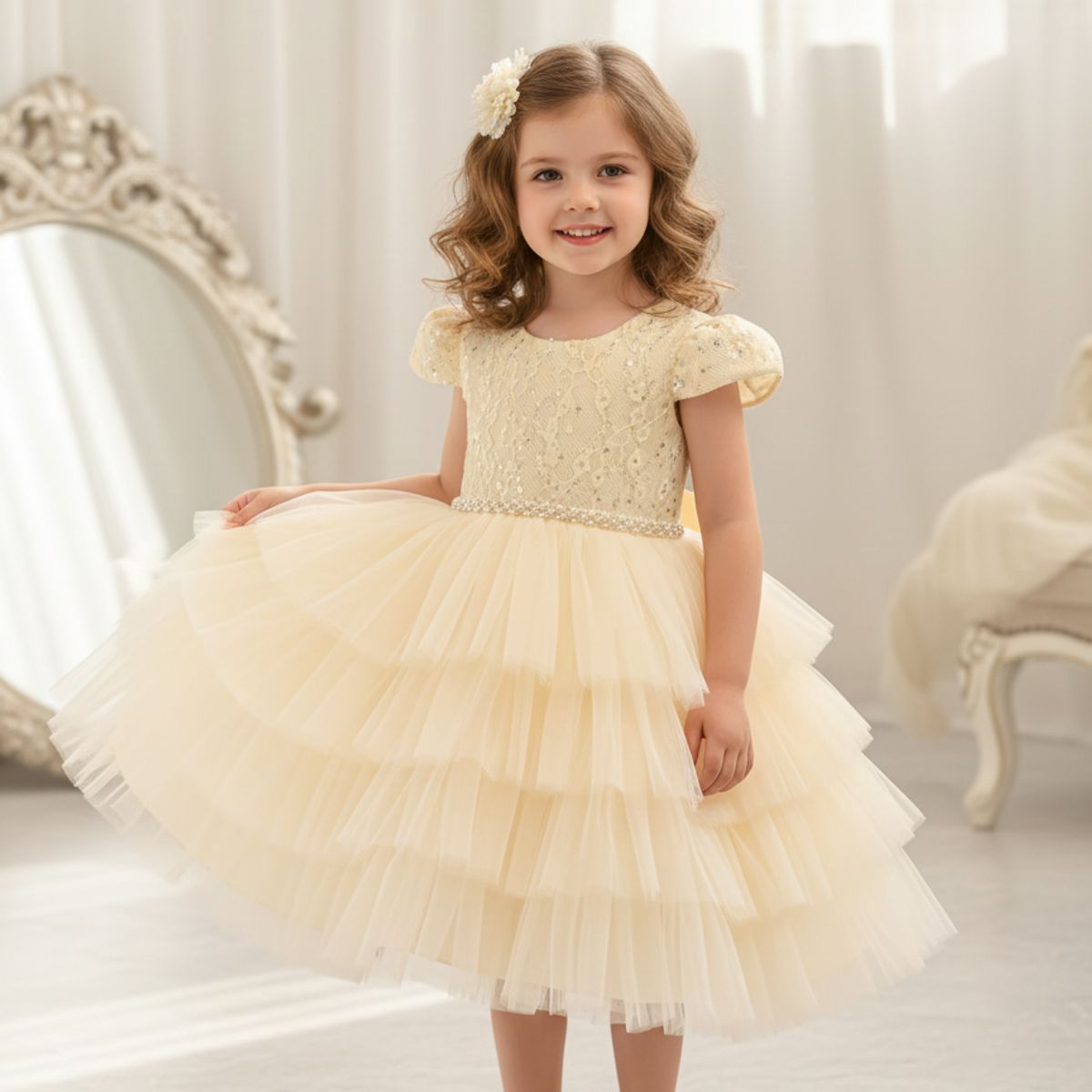 GENERICO - VESTIDO PARA NIÑA PARA FIESTA DE PROMOCION DE COLEGIO